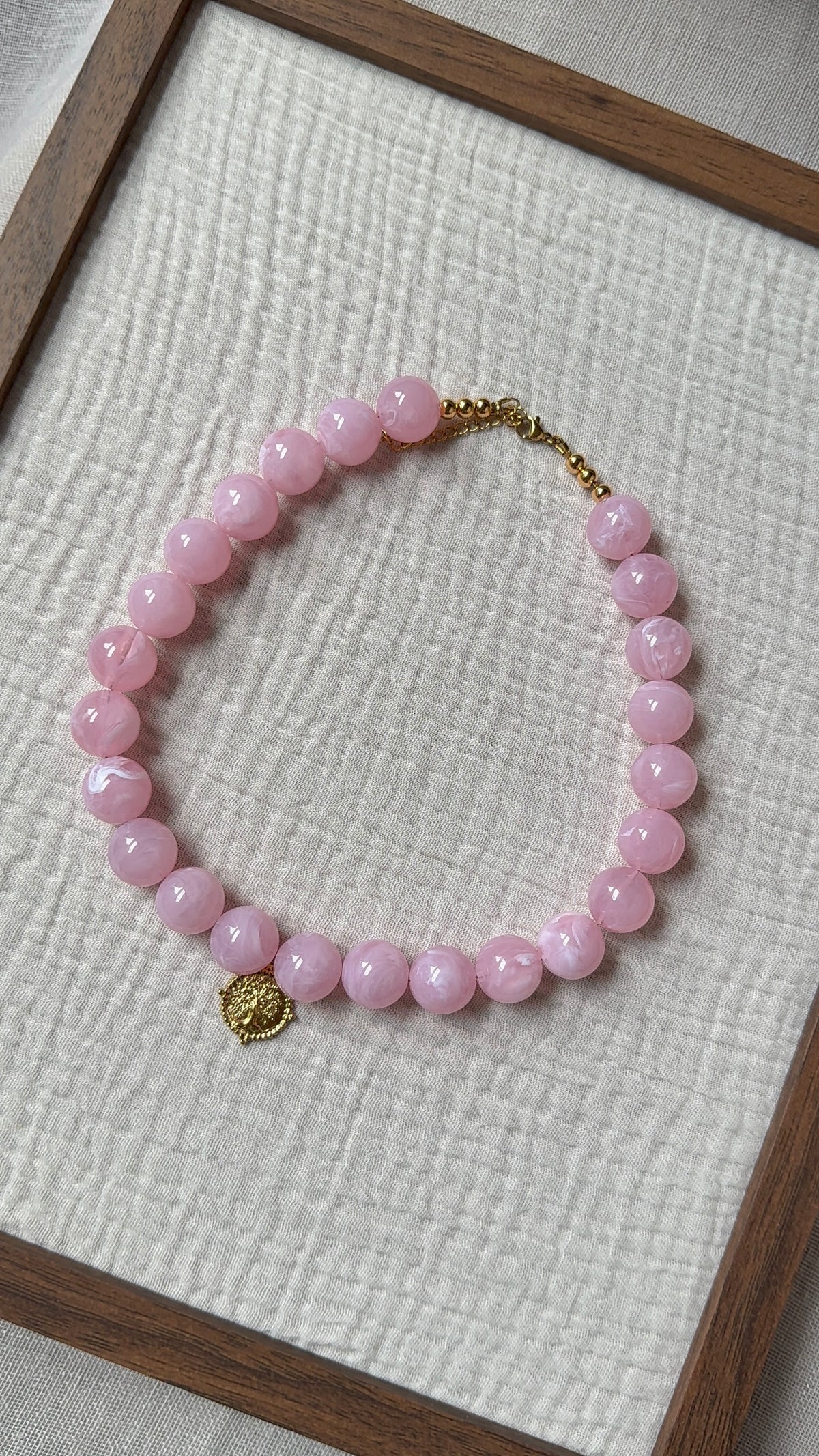 Collier Chouchou rose