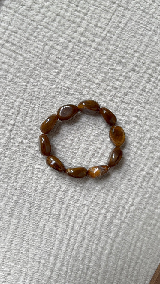 Bracelet Amande noisette