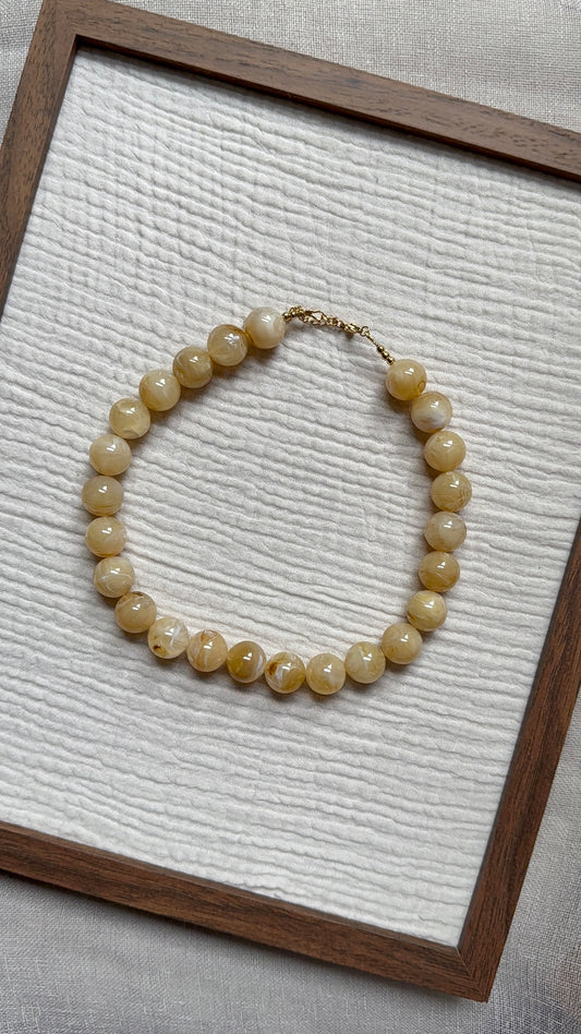 Collier Chouchou sable