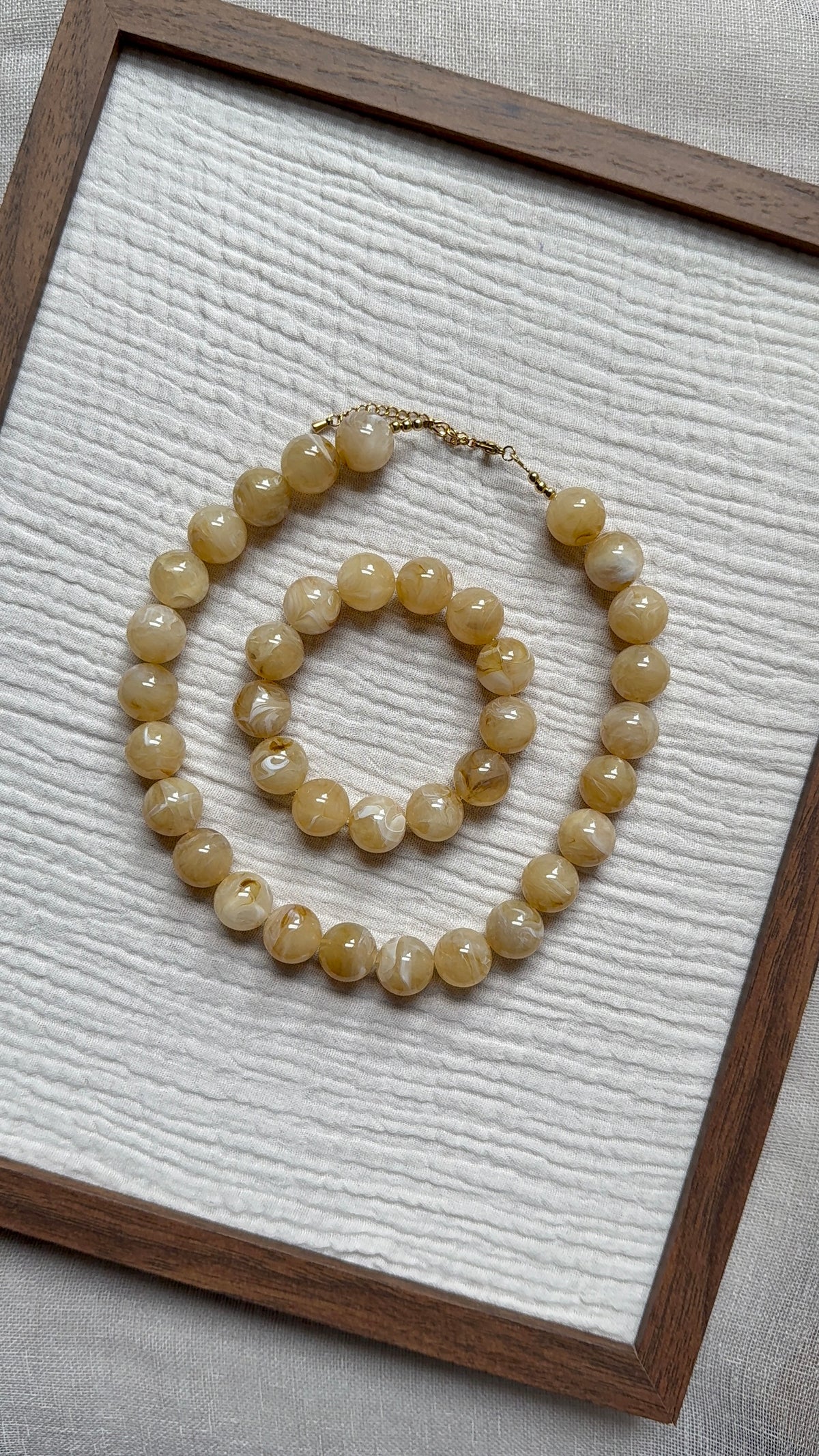 Parure Chouchou sable
