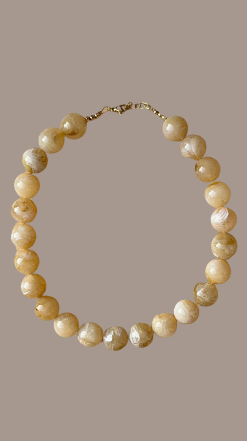 Collier Chouchou sable