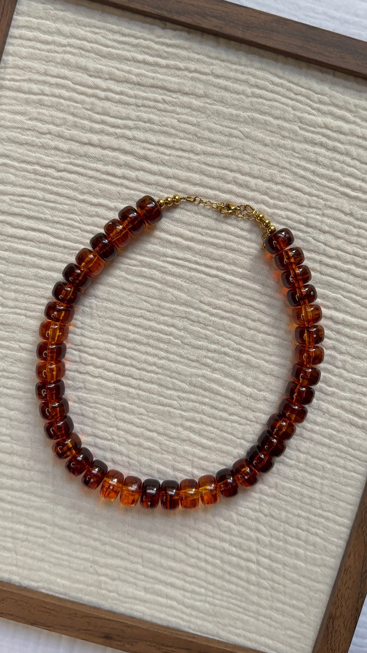 Collier Louise cannelle