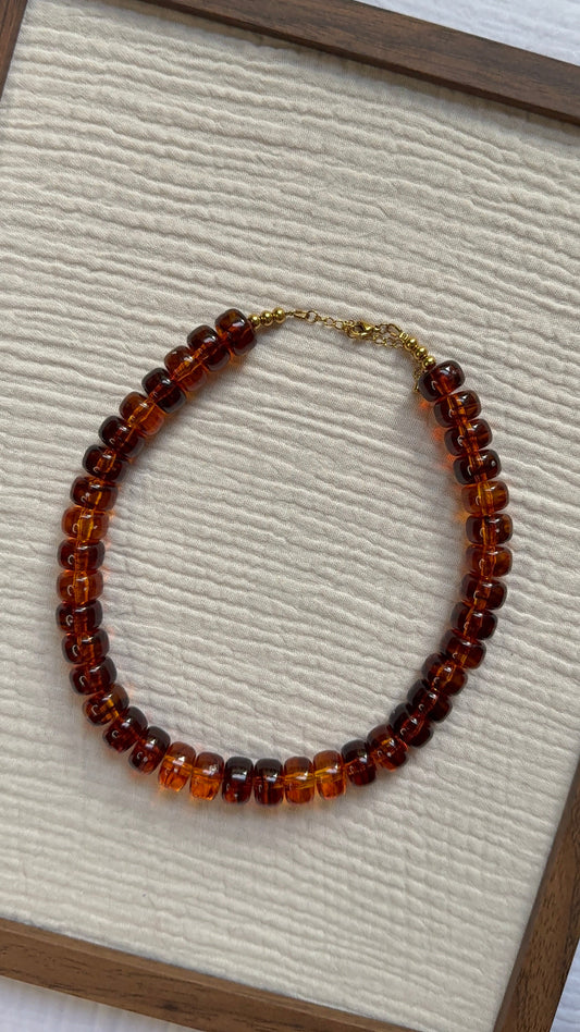 Collier Louise cannelle