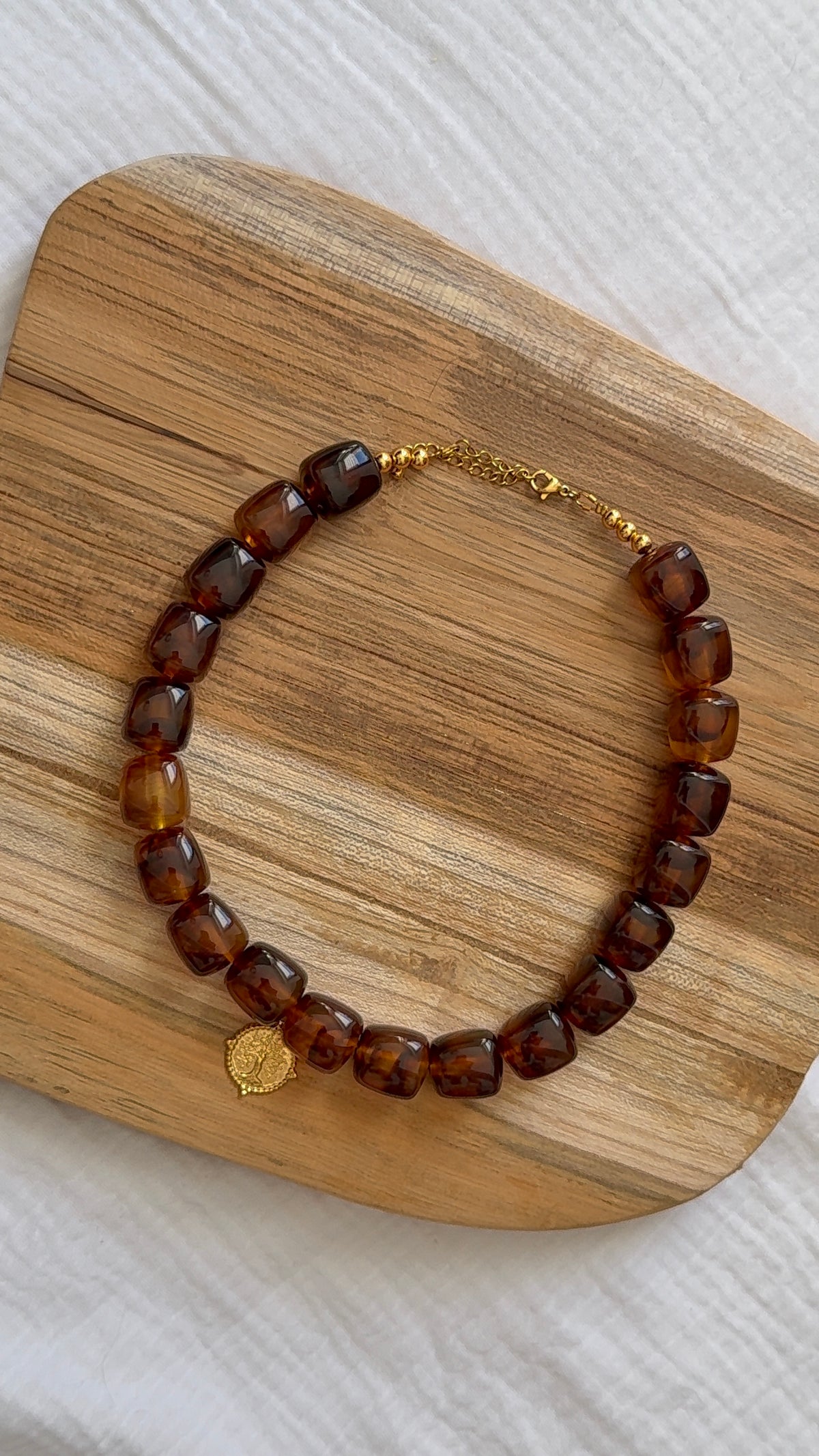 Collier Maé cannelle