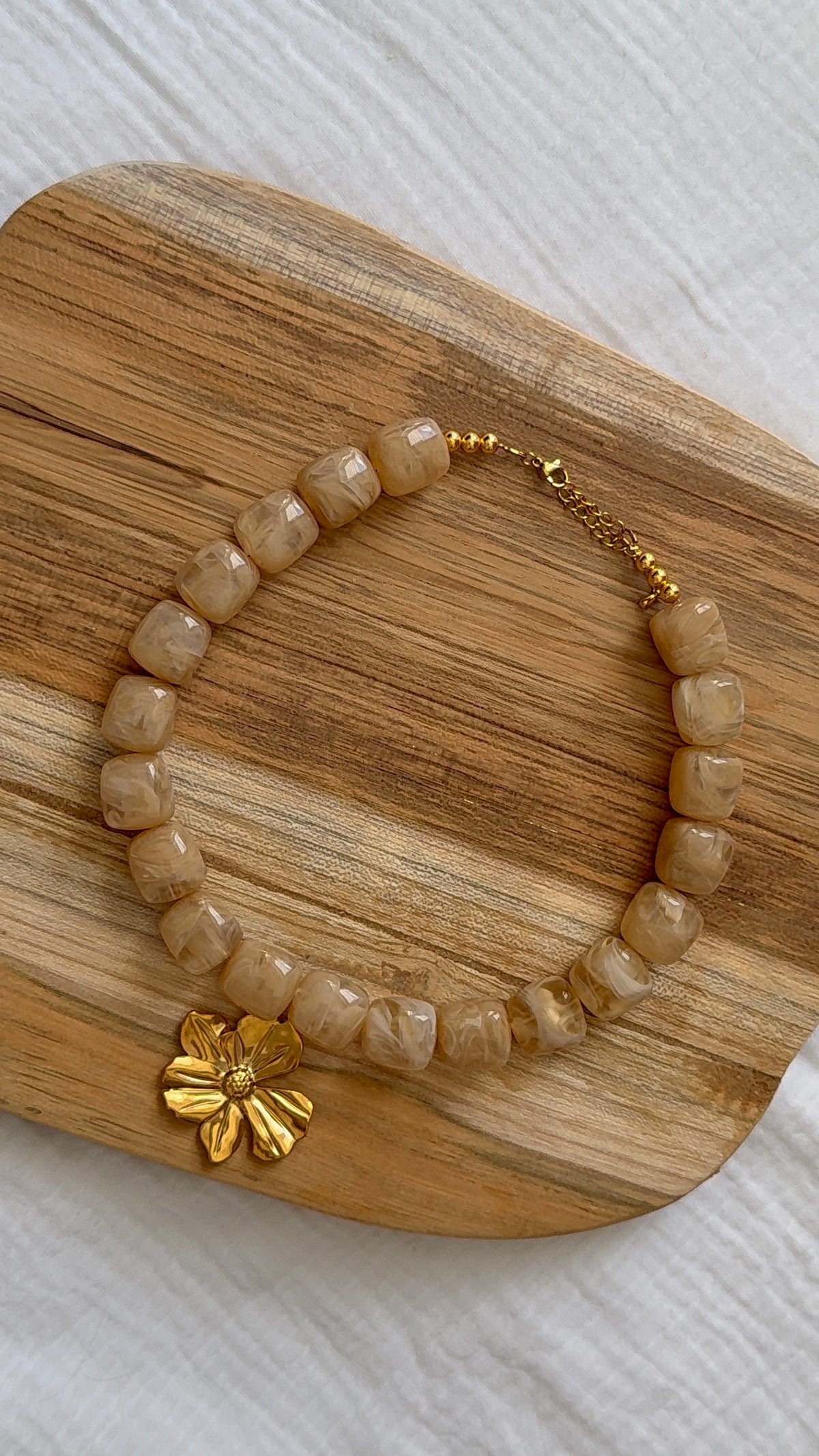 Collier Maé sable