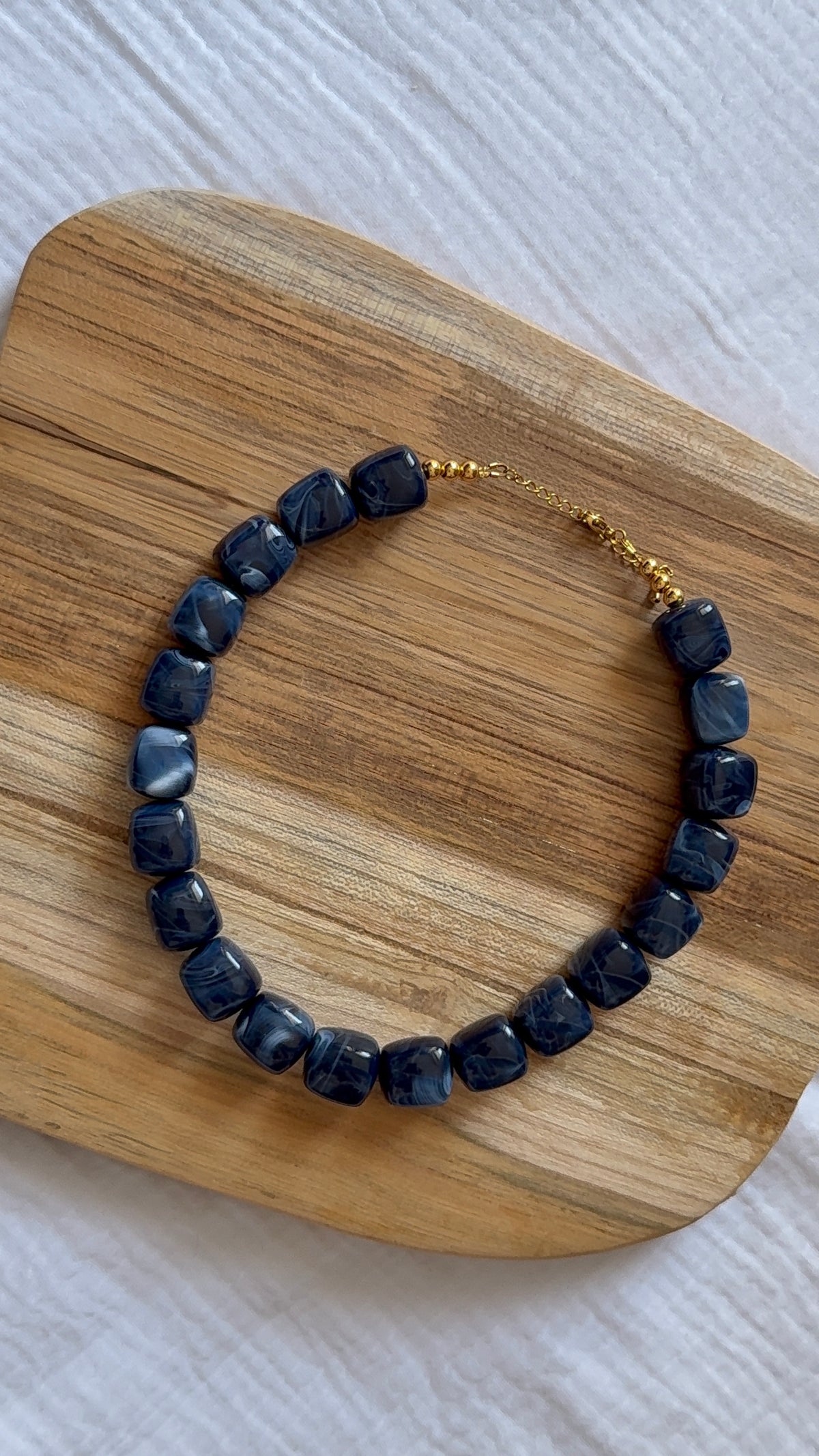 Collier Maé bleu