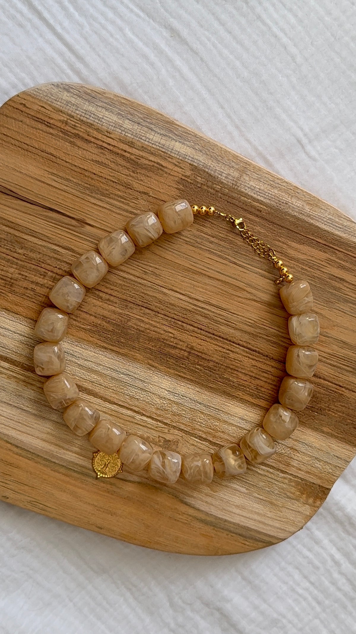 Collier Maé sable