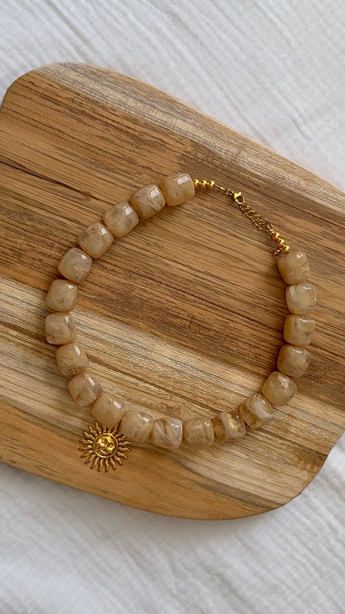 Collier Maé sable