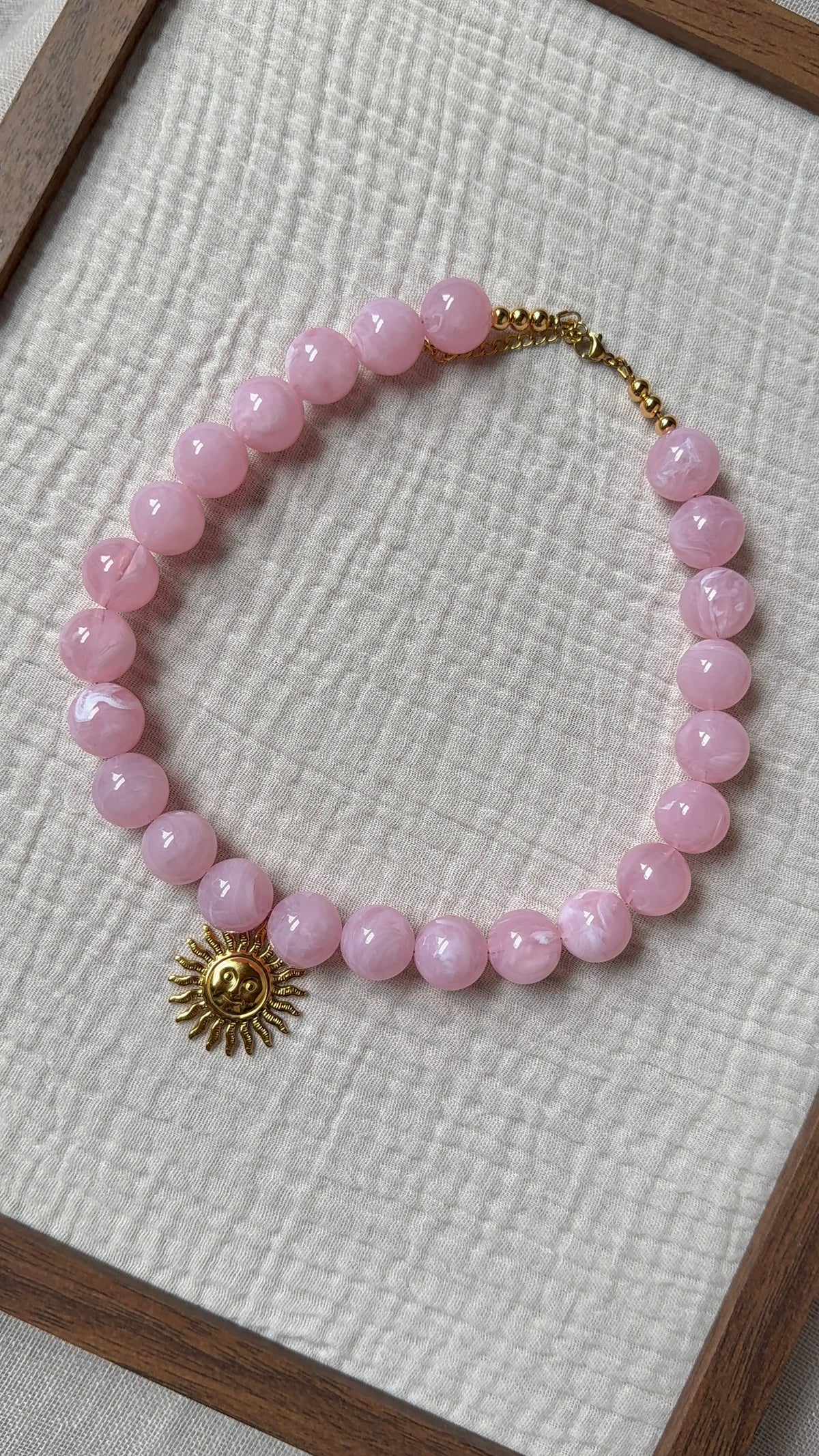 Collier Chouchou rose