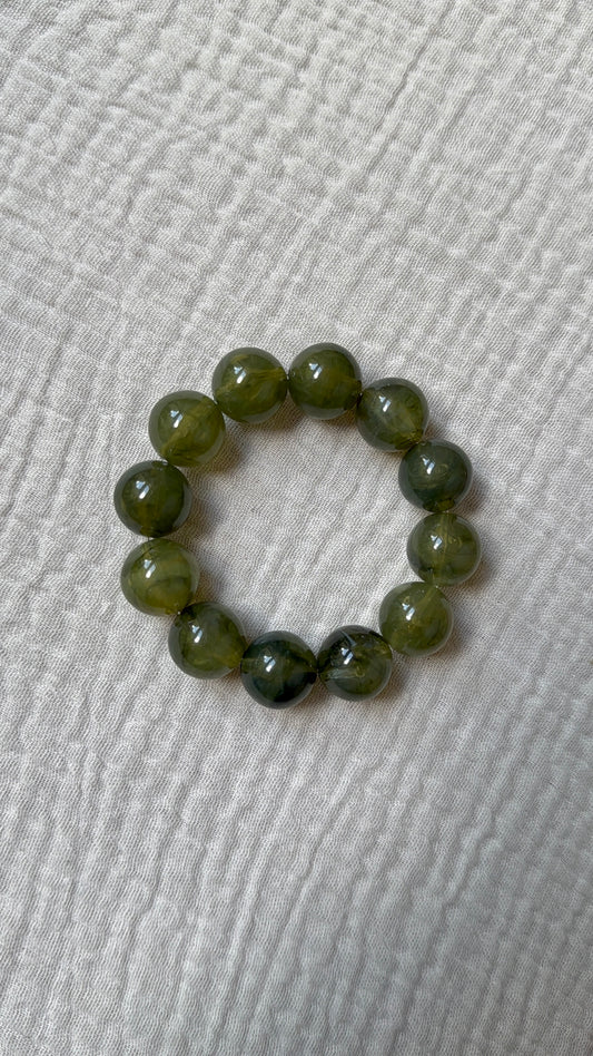 Bracelet Chouchou olive
