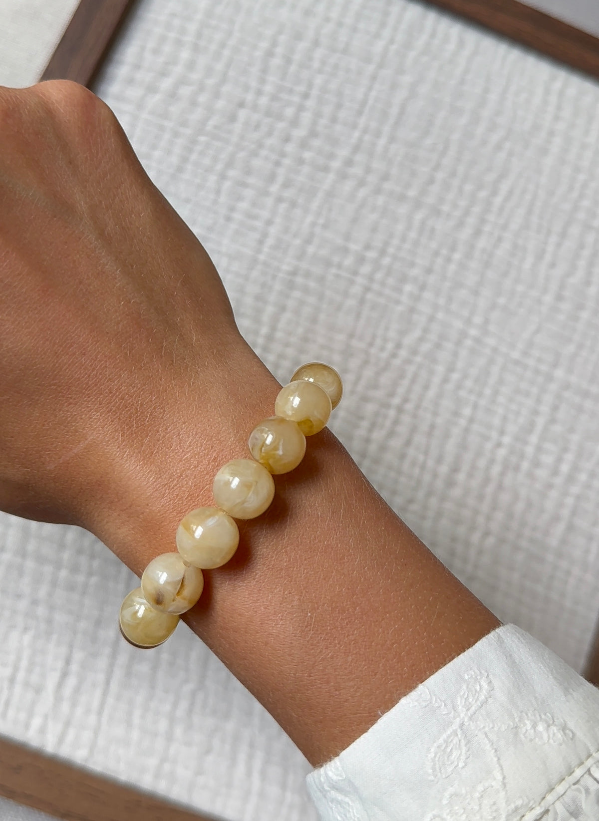 Bracelet Chouchou sable
