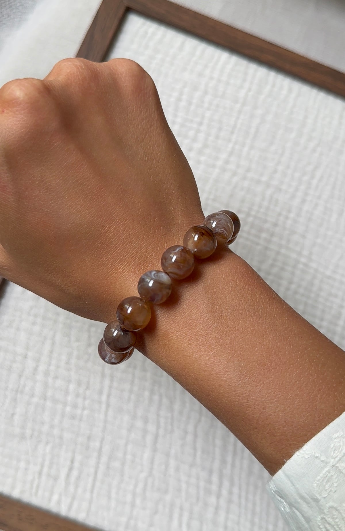 Bracelet mini Chouchou noisette