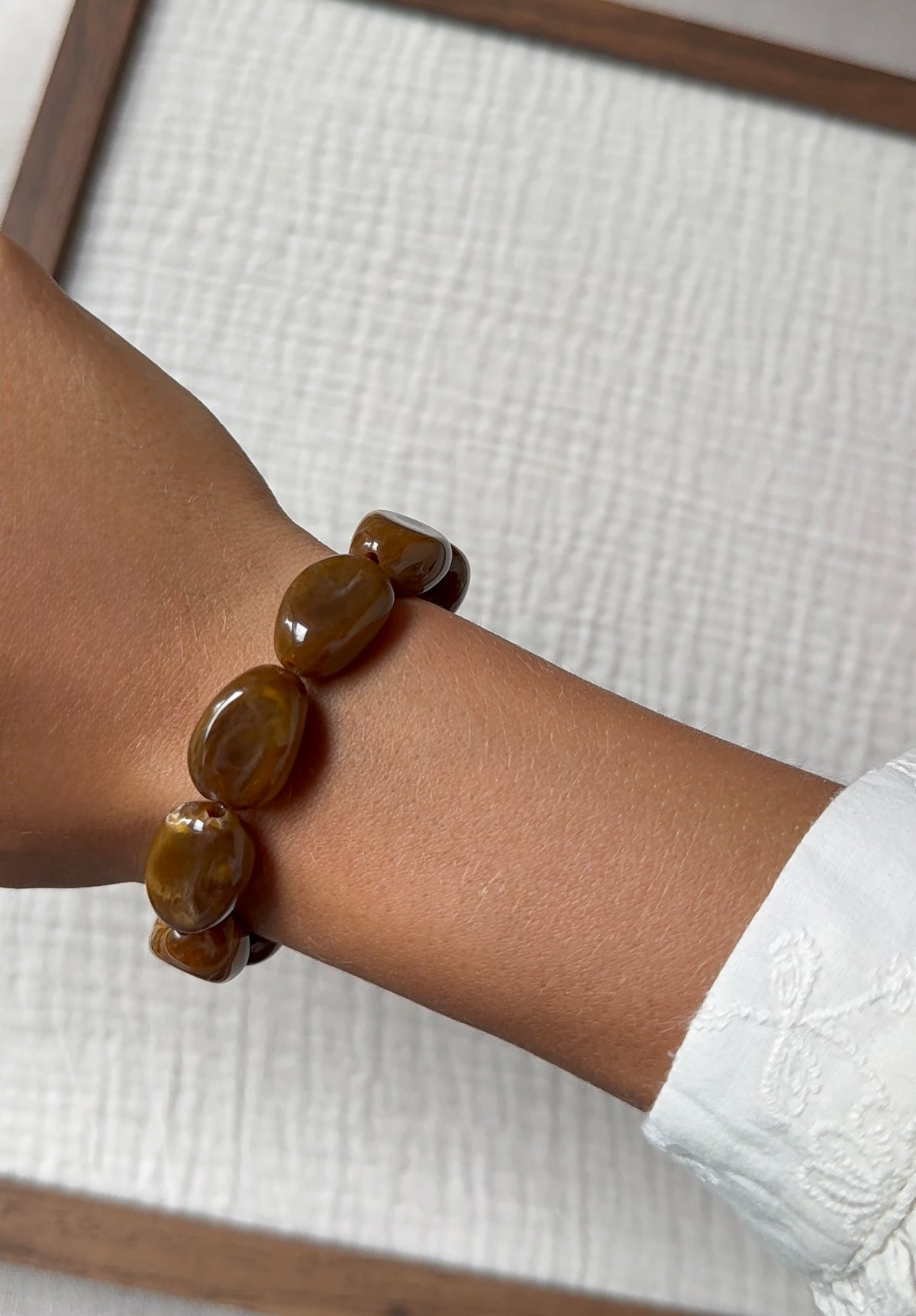 Bracelet Amande noisette