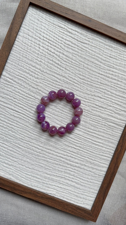 Bracelet Chouchou lila