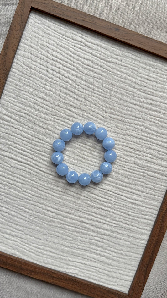 Bracelet Chouchou bleu